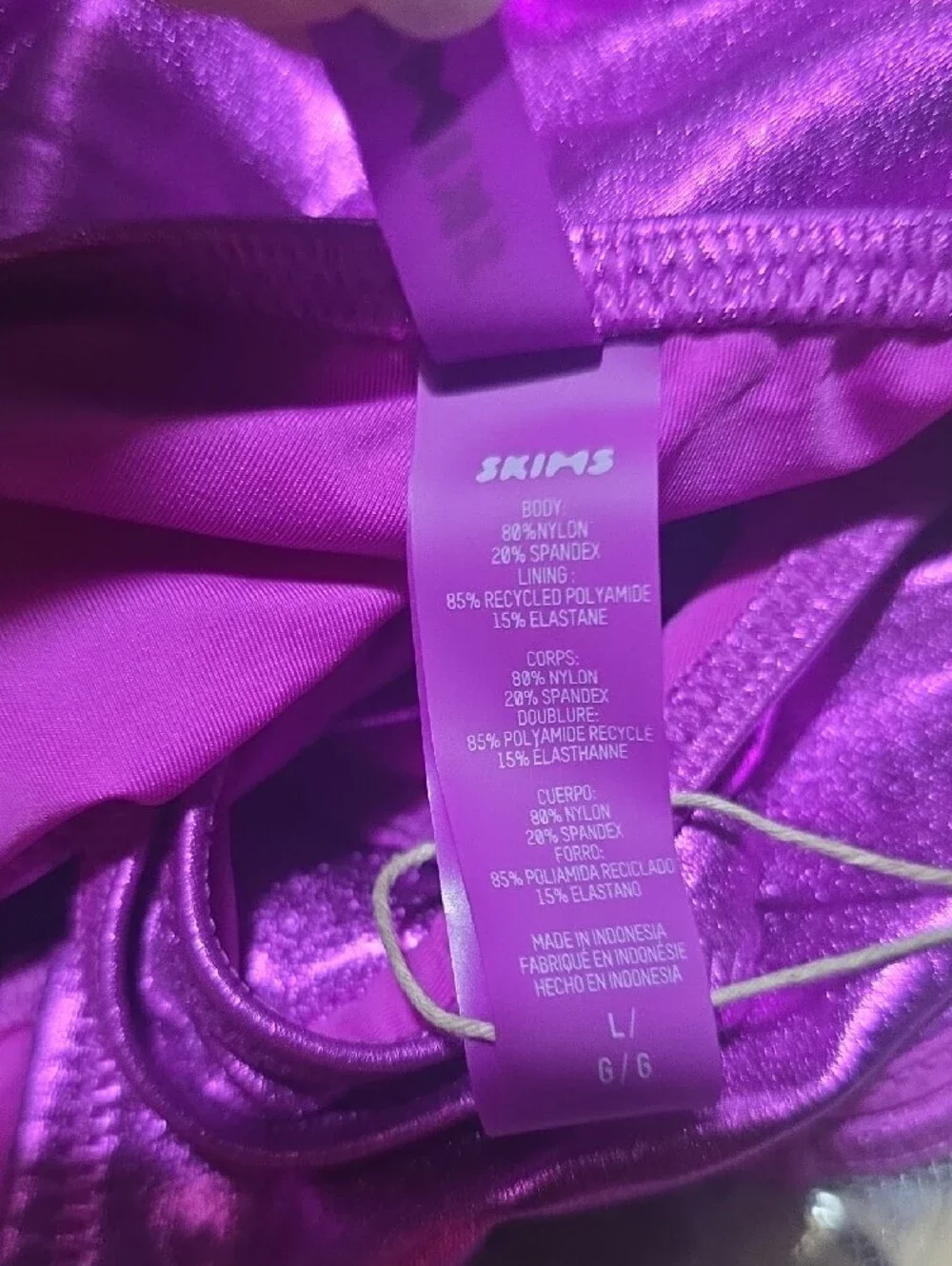 NWT Skims Halter Monokin Size L
